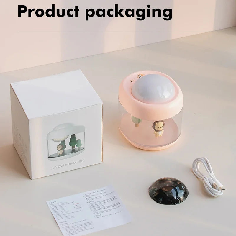 Wireless Projection Lamp Air Humidifier