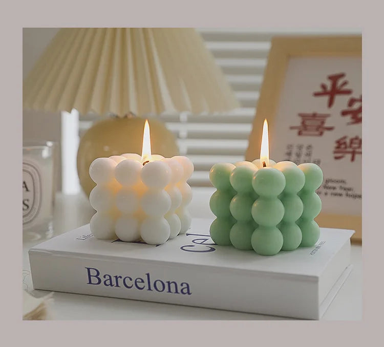 Cube Candle Home Decoration