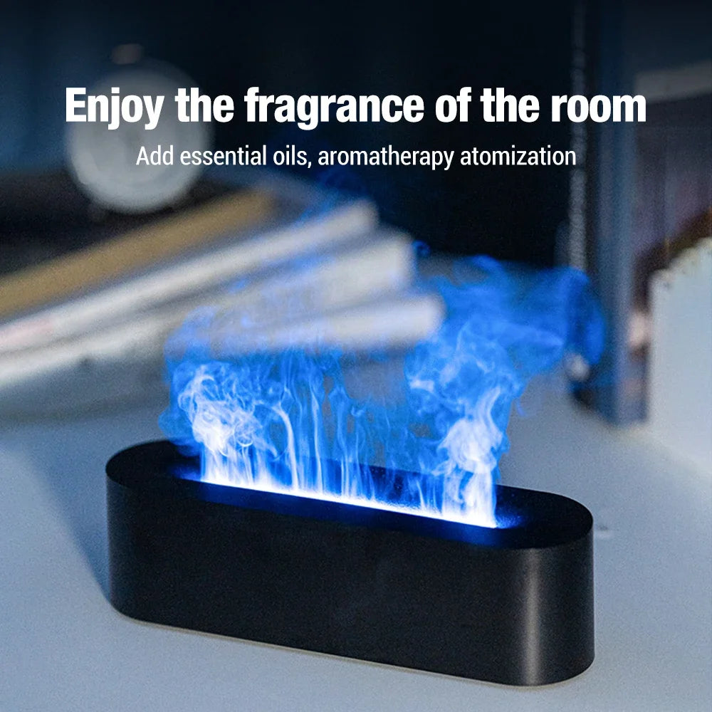 Colorful flames oil diffuser