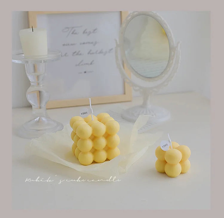 Cube Candle Home Decoration