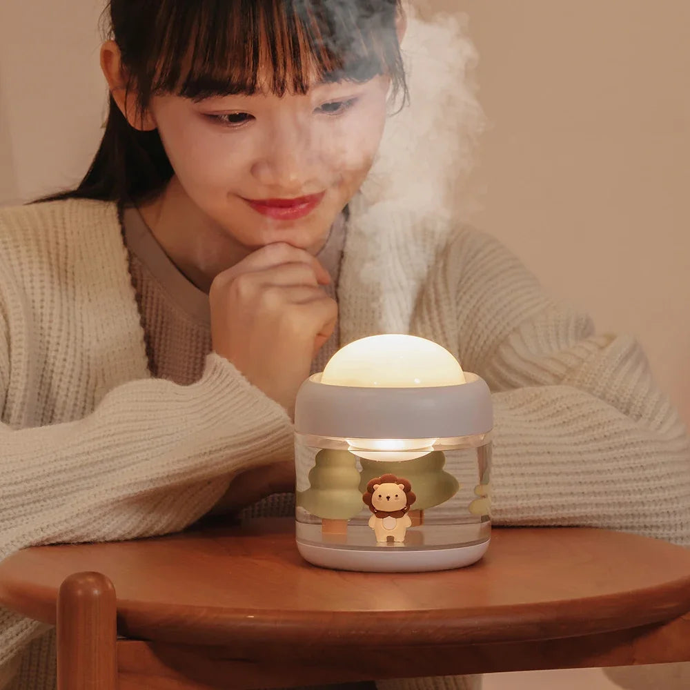 Wireless Projection Lamp Air Humidifier