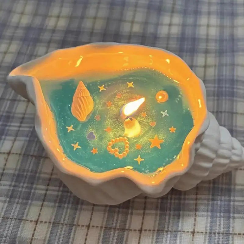 Seashell Handmade Candle