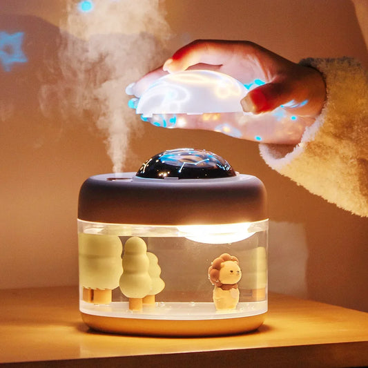 Wireless Projection Lamp Air Humidifier