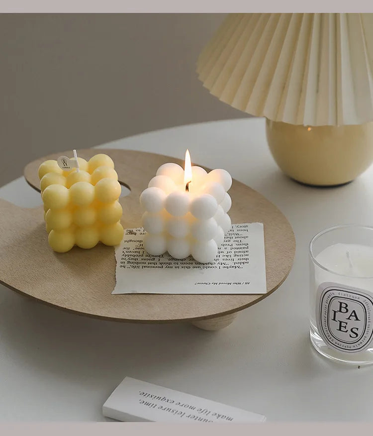 Cube Candle Home Decoration